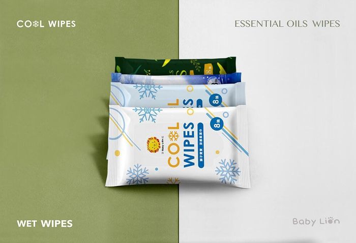 獅子寶寶－濕紙巾設計