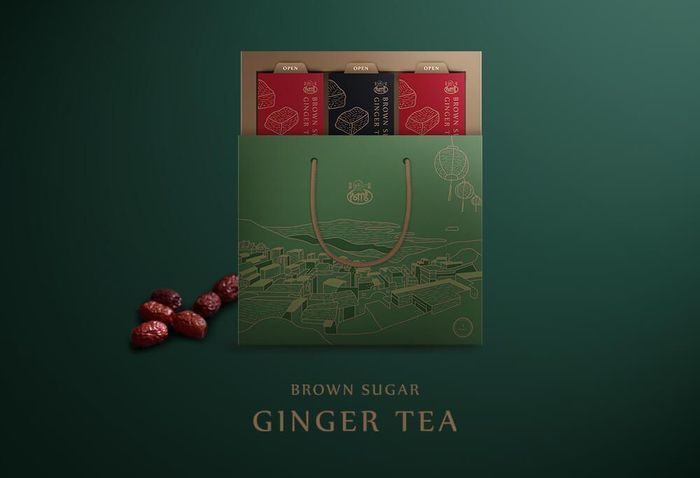 阿信的店AShine’Store-薑母茶禮盒包裝設計