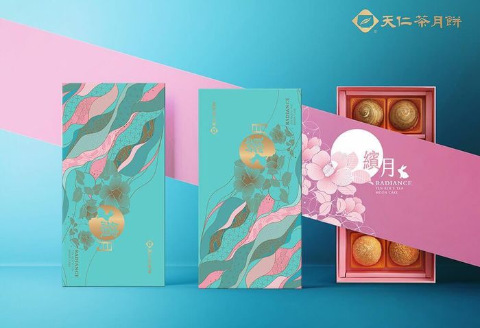天仁茗茶 2019中秋 茶月餅 繽月禮盒設計