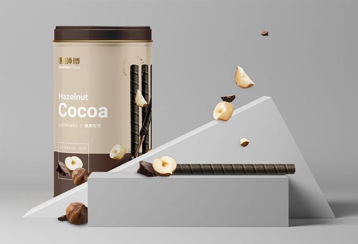 黑師傅捲心酥包裝設計