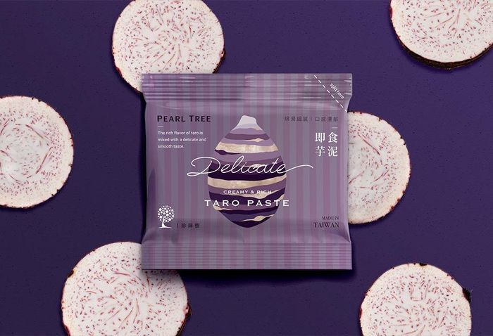 珍珠樹即食芋泥 包裝設計