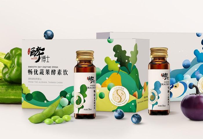 效博士酵素飲系列包裝設計