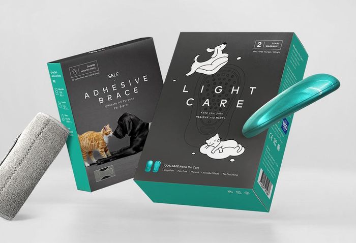 黑寵光呵護儀包裝設計