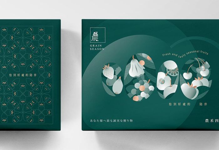 農禾四季精緻水果禮盒設計