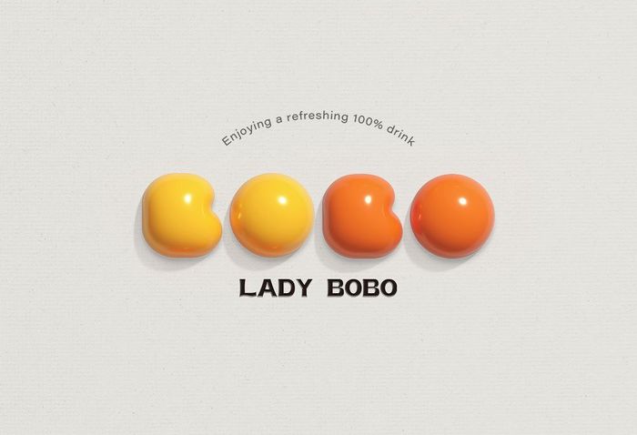圓圓小姐Lady BoBo 飲品品牌設計