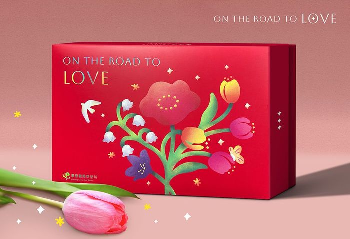 「蒙恩聽障烘焙坊」2025新款喜餅單層禮盒設計